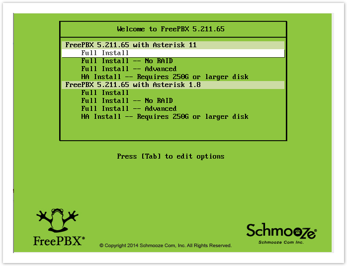 freepbx install unistim